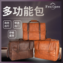 Light And Ledo Functional Cortex Travel Bag Business Travel Baggage Bag Red Wine Insulated Bag Wine Glass Case