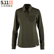 5 11 Outdoor Sports Long Sleeve Top 62027 Ladies Lapel 511 Sweatshirt Tactical Long Sleeve Top