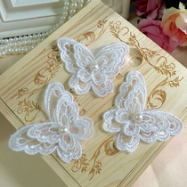 Literary hipster wedding flower Double Butterfly Korean version of pastoral simulation decorative small flower DIY flower accessories