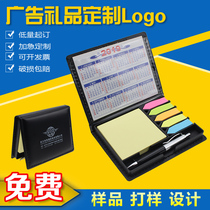 Note box custom logo training school advertising gifts to customers N times Post calendar with Pen Post-it notes printing