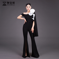 Dance posture body clothes etiquette and clothing instructor new training catwalk elegant practice clothing dance performance set 511