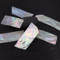 Natural snail Platinum Color large shell sheet Applid Lampshade Mobile lacquer painted lacquered lacquered furniture Guitar Applid handmade material