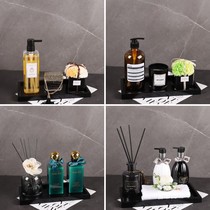 Model room bathroom accessories toilet accessories wash table aromatherapy bathroom tray combination set soft decorations