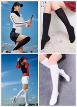Golf socks womens cotton socks short socks womens Japanese long socks knee socks Spring Summer and Autumn half socks
