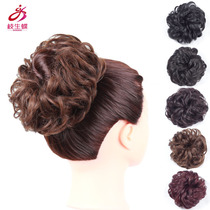 Zhisheng butterfly wig female artifact Japanese and Korean hair flower bud rubber band Hairband bride fluffy head rope jewelry ball head