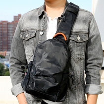 Hong Kong Tide Card Chest Bag Mens Backpack Multifunction Casual Mens Bag Large Capacity Single Shoulder Bag Sports Diagonal Satchel Bag