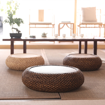 Rattan futon leisure stool Grass Tatami pier Japanese living Room household cushion floor Nordic meditation meditation mat