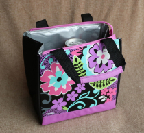 Flowers like a small square box Light insulation package and cold pack bag for handbag