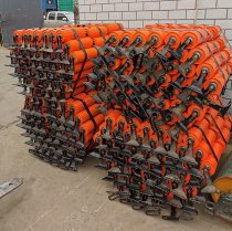 Three-series parallel roller groove bracket for dustproof and waterproof coal mine underground for dustproof and waterproof coal mine underground