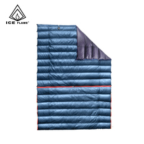 Ice flame ice flame butterfly dance split multi-functional ultra-light version wearable outdoor small quilt 7D bottomless UL sleeping bag