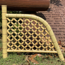 Japanese-style bamboo fence decoration bamboo wall Guangyue temple wall creative handmade fence balcony withered landscape bamboo scenery