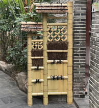 Villa Bamboo Fence Japanese Creative Bamboo Fence Outdoor Garden Gardening Guardrail Bamboo Crafts High Quality Bamboo Yuan