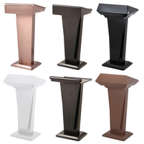 New lectern Welcome desk Simple modern reception desk Iron paint lectern Conference chair lectern table