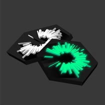 (FOXBAT-Fox Industrial Official Shop) Tianqi luminous Chapter Functional Magic Sticker Morale Badge Arm Zhang