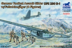 威骏模型CB35039 1/35 德 二战DFS 230 B-1型突击滑翔机与伞兵组