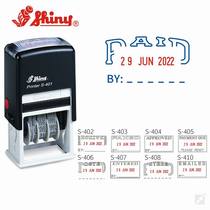 Xinli INK RETURN Automatic oil date ADJUSTABLE UNIVERSAL PRINTING PAID RECEIVED PAID RECEIVED English seal