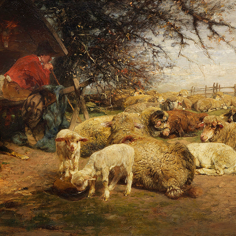 羊油画-羊油画促销价格、羊油画品牌- 淘宝