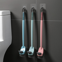 Home toilet brush no dead corner home toilet punch-free hanging wall type decontamination toilet seat cleaning brush