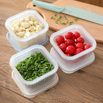 Home onion ginger garlic fresh box refrigerator fruit vegetable storage box kitchen with lid drain storage box