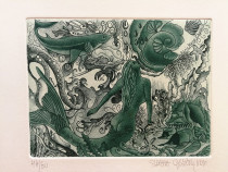 Foreign-Italian-Silvana (Silvana) bronze version of the original book collection Mermaid 1