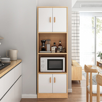 Household sideboard modern tea cabinet small side locker living room cabinet against the wall shelf