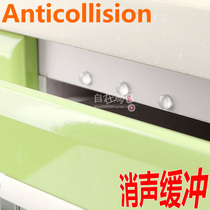 3M adhesive transparent silicone anti-collision rubber particle rubber pad adhesive pad adhesive type silencer buffer shock absorption particles various cabinet door anti-collision