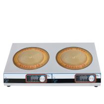 Haizhida commercial induction cooker stove 2500W electric ceramic stove double-head stove teppanyaki casserole rice thread double-head stove