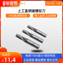 Upper straight shank keyway milling cutter (Standard series) HSS high-speed steel milling trimming tool accuracy e8