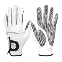 Golf gloves mens lambskin non-slip golf gloves leather breathable wear-resistant left and right hand single
