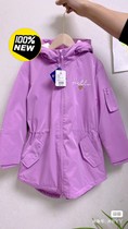 Anta Lamb Wool Rush Clothes cotton-padded jacket girls thick a winter windproof waterproof fabric 6-14 year old coat