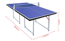 Anti-myopia lifting folding small table tennis table Household mobile mini a variety of childrens table tennis table to send the net