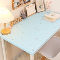 Net red desktop sticker wallpaper self-adhesive waterproof and moisture-proof dormitory decoration wardrobe sub-book table refurbishment Table Table paper paper