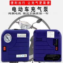 Electric vehicle air pump 48V-72V battery car pump motorcycle vacuum tire air pump Universal Portable