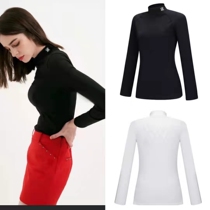 golf clothing women long sleeve T-shirt Sports Leisure golf Plus velvet base shirt women warm clothes