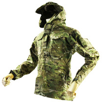 No. 7 material MC Multi-Terrain Camouflage medium and long version of the clip-type windbreaker version type capable and simple hardcore