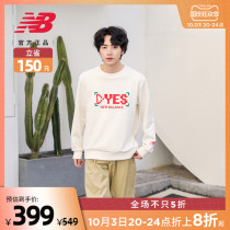 New Balance NB official 21 New round neck sweater long sleeve sports casual coat mens AMT11341