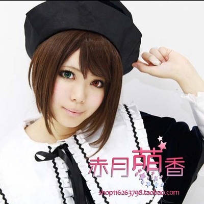 taobao agent Mengxiang's cosplay wig brown bobo head/Pyosawa/Meiko/Rose girl Cang Xingshi