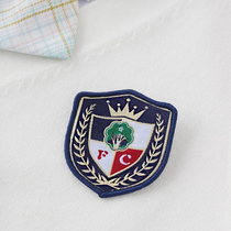 Badge JK Uniform Bras Uniform Student Badge Class Brast Course Block Needle Embroidery EnglishCollege Wind
