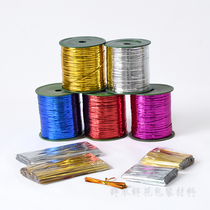 Silk Gold Rope Magic Belt strapping flower packaging gift decoration food baking packaging fixed rope sealing