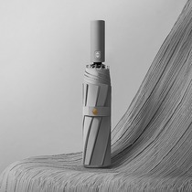 German high level grey fully automatic umbrella men anti-wind large number reinforced folding sunny and rain dual-use sane umbrella