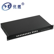 Uting Nine-way SDI Picture Divider Seamless Switcher 9 into 2 out with RS232 network port button to control