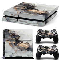  PS4 stickers PS4 accessories Game console cartoon stickers Wood grain stone grain geometric graphics Camouflage variety