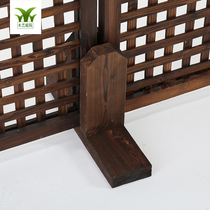 Mesh matching fixed tripod footrest carbonized anticorrosive wood fence mesh accessories (freight required for a single shot)