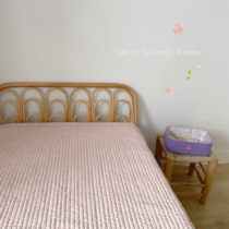 Favoria Korean ins imported 100 cotton solid color childrens bed sheet baby mattress baby mattress kindergarten