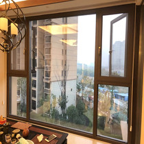 Nanjing broken bridge aluminum doors and windows sealed balcony push-pull window screen integrated aluminum alloy window sound insulation and heat insulation glass sun room
