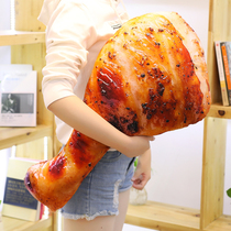 Simulation big chicken leg pillow for girls to sleep Funny plush toys Food snacks Creative boy birthday gift
