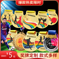 Medals medals medals custom-made gold foil basketball football table tennis badminton taekwondo marathon half
