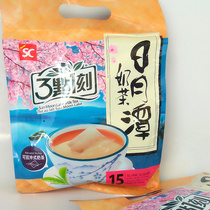 Taiwan Sun Moon Lake Milk Tea 3: 1 moment milk tea 300g handle-style big bag gift pack 15 packets