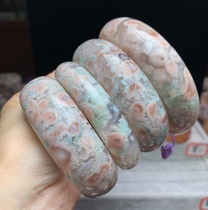 Baolei Yuan boutique on new Madagascar plus ice full flower cow blood red cherry blossom chalcedony Agate live studio bracelet
