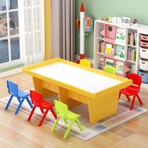 Sand table large size handmade table Mall play childrens games toy table play sand table multifunctional building block table